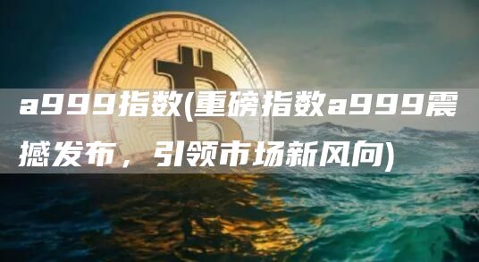 a999指数 - 重磅指数a999震撼发布，引领市场新风向