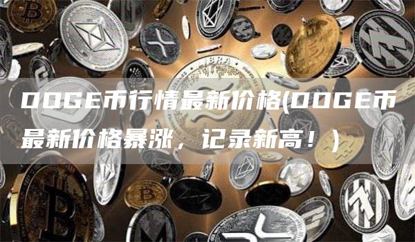 DOGE币行情最新价格 - DOGE币最新价格暴涨，记录新高！