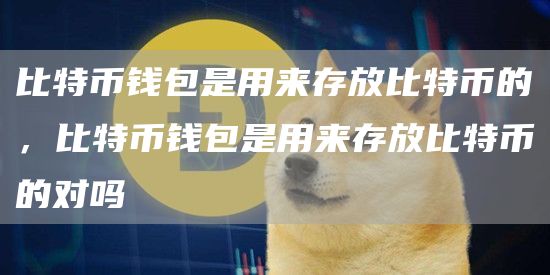 比特币钱包是用来存放比特币的，比特币钱包是用来存放比特币的对吗