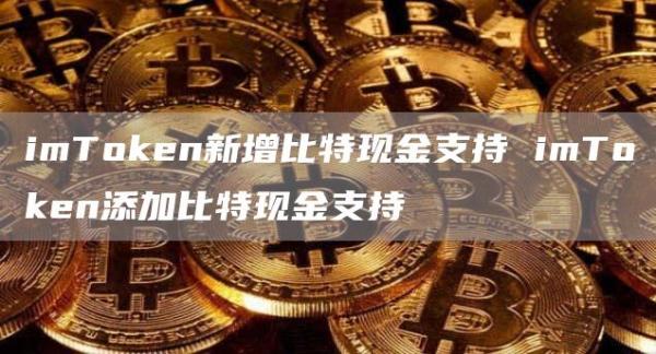 imToken新增比特现金支持 imToken添加比特现金支持