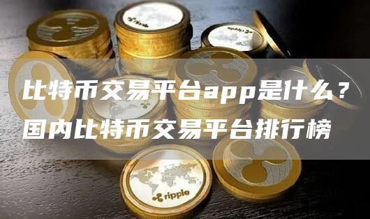 比特币交易平台app是什么？国内比特币交易平台排行榜