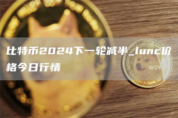 比特币2024下一轮减半_lunc价格今日行情