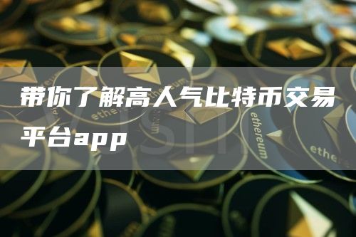 带你了解高人气比特币交易平台app
