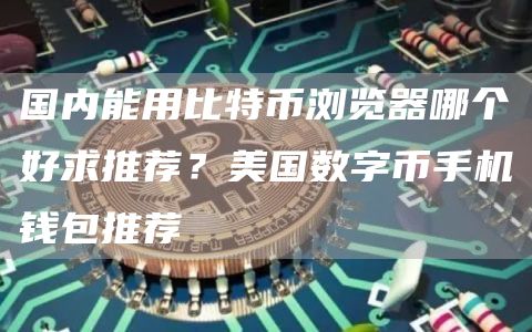 国内能用比特币浏览器哪个好求推荐？美国数字币手机钱包推荐