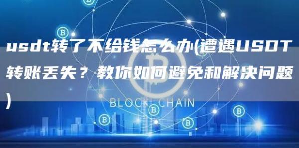 usdt转了不给钱怎么办 - 遭遇USDT转账丢失？教你如何避免和解决问题