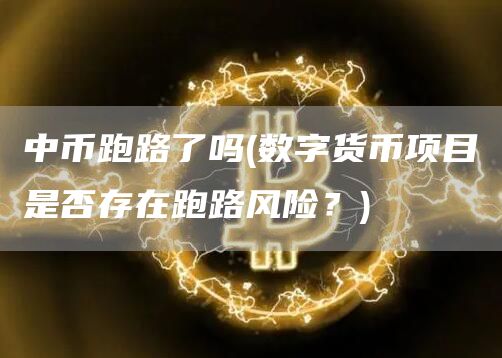 中币跑路了吗 - 数字货币项目是否存在跑路风险？
