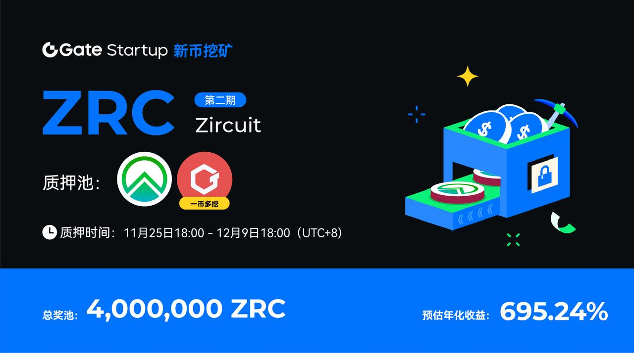 Gate.io Startup 新币挖矿上线 ZRC 挖矿第二期-第1张图片-币安app下载