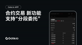 Gate.io合约支持分段委托功能，精细化交易成新趋势