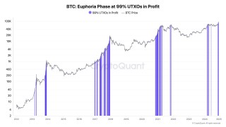 CryptoQuant CEO：比特币99.3%的UTXO处于盈利状态